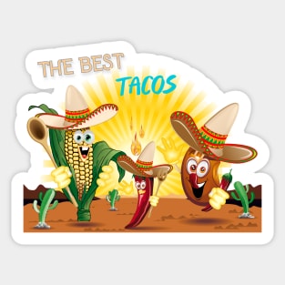 The Best Tacos Sticker